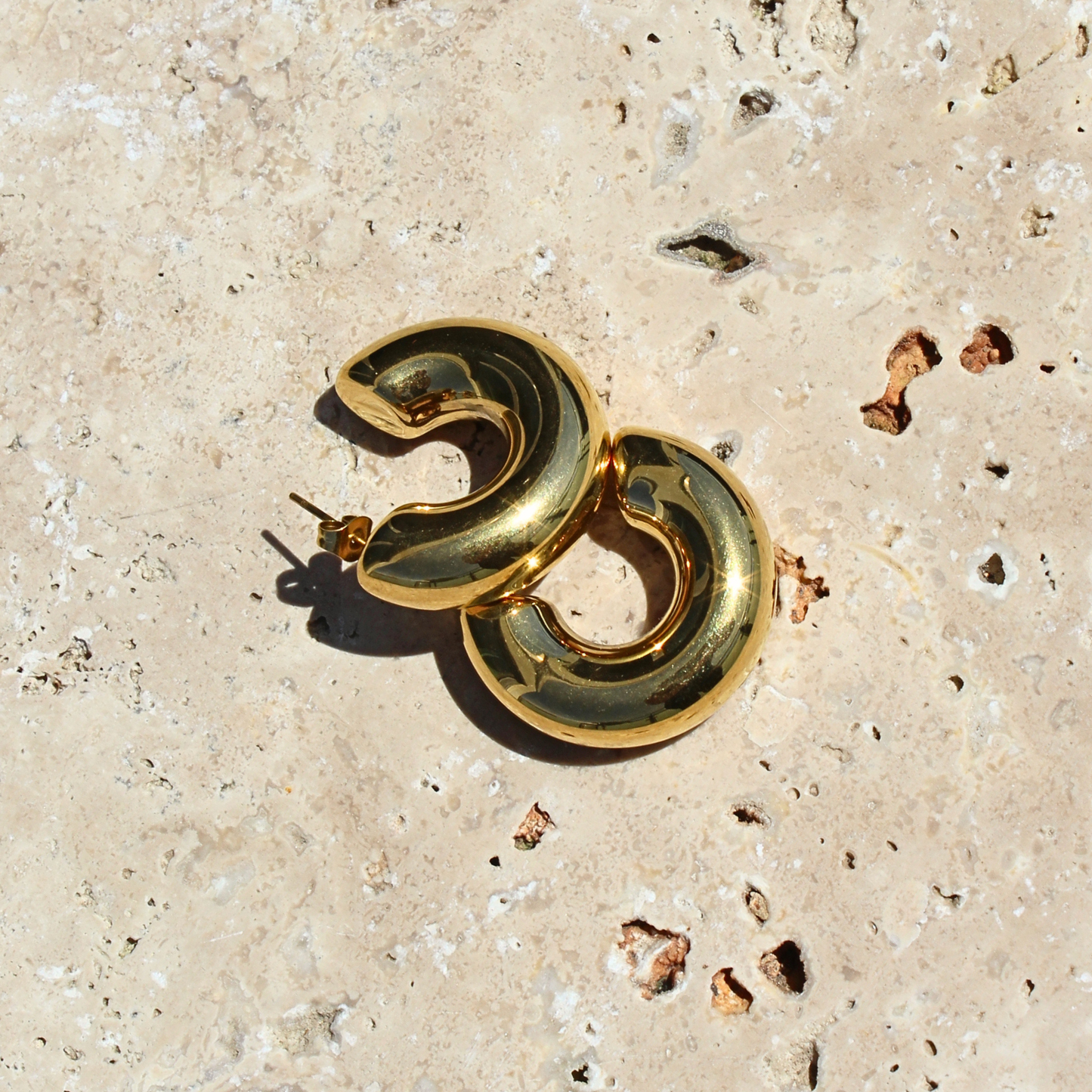 Big Golden Essence Hoops