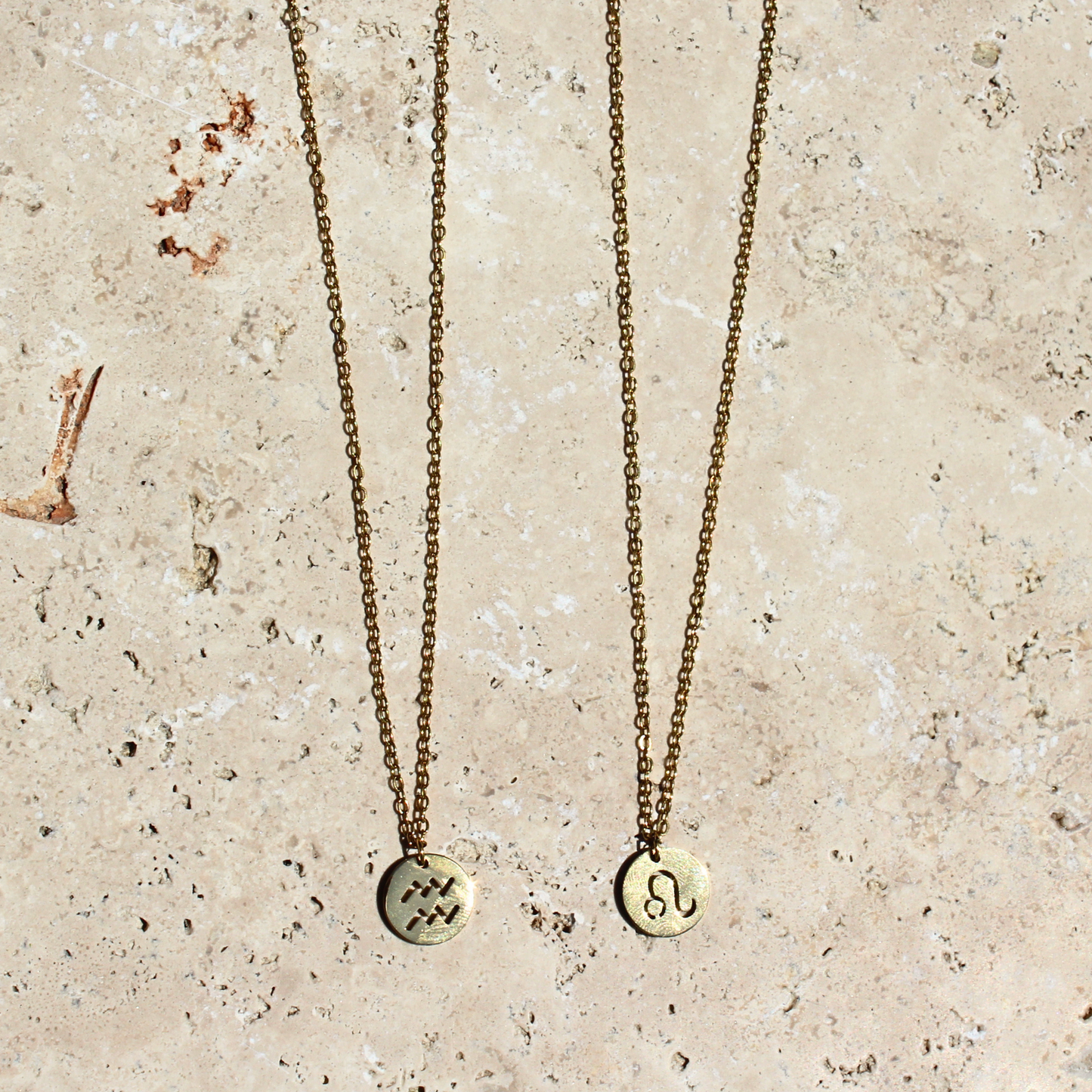 Golden Zodiac Halskette