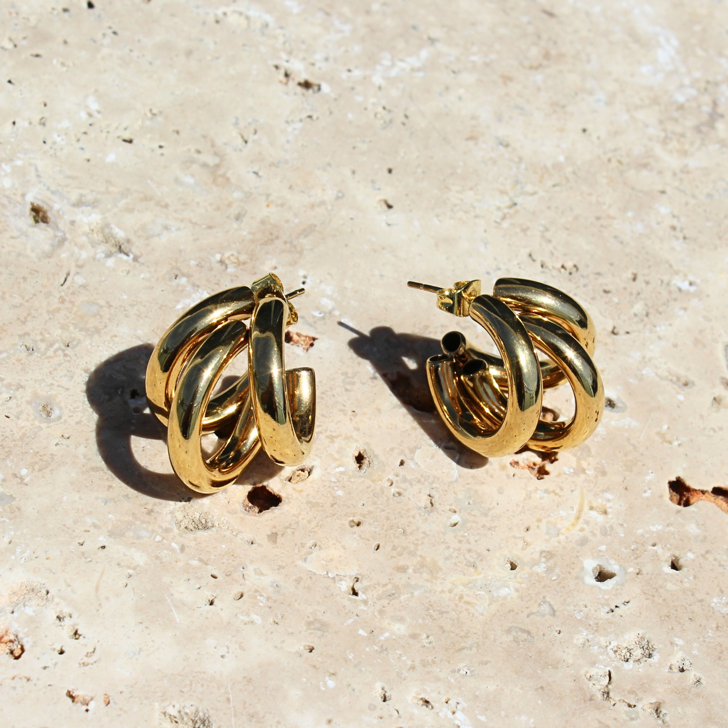 Trinity Golden Hoops