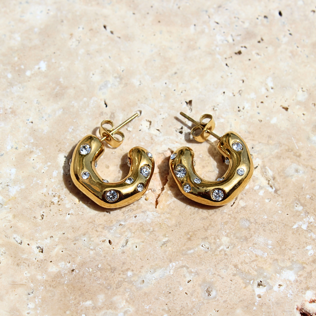 Celestial Zirkonia Hoops