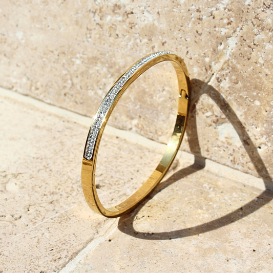 Ella Golden Bracelet Zirkonia