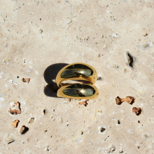 Golden Double Ring